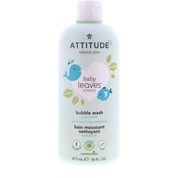 Attitude natural baby bubble wash hypoallergenic almond milk nighttime 16 fl oz