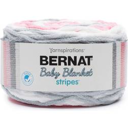 Bernat baby blanket stripes yarn-ballerina