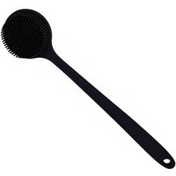 Branded Silicone body scrubber long handle back scrubber