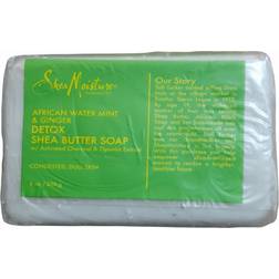 Shea Moisture Detox Butter Bar Soap with Charcoal & Opuntia African Water Mint Ginger Ounces
