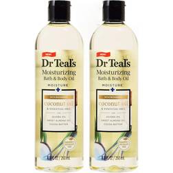 Teal s Bath & Body Oil 2-Pack 17.6 Total Moisturizing Coconut Oil Essential