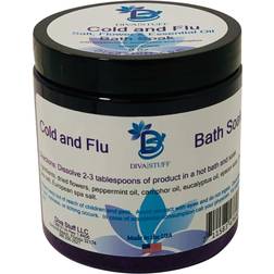 Diva and Flu Season Bath Tea Soak with Epsom Salts Dried Flowers Essential