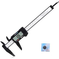 Digital Measuring Tool, CACHOR 0-6" Vernier Caliper 150mm Electronic Micrometer Caliper with LCD Screen, Auto-Off, Inch Millimeter Conversion Slide Gage