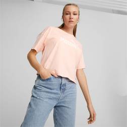 Puma Essentials Cropped Logo T-Shirt Damen