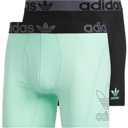 Adidas Trefoil Boxer Briefs 2-pack - Vivid Min/Black/Onix