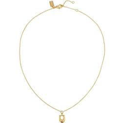 Coach Signature Necklace - Gold/Transparent