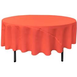 Linen 90-Inches Tablecloth Pink, Orange