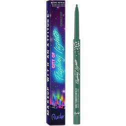 Rude City of Flashing Lights Micro Retractable Liner Emerald Out