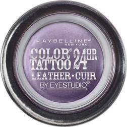 Maybelline Eyestudio ColorTattoo Leather 24HR Cream Eyeshadow Vintage Plum 0.14 Oz