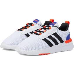 Adidas Kid's Racer TR21 Running Shoes - White/Black/Lucid Blue