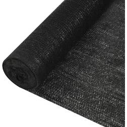 vidaXL Privacy Net Black 1.2x25 HDPE 195