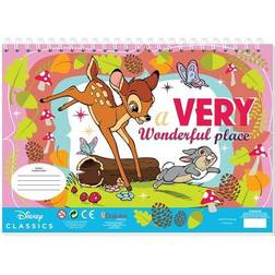 Disney Bambi Coloring Pages with Stencil and Sticker Shee Fjernlager, 5-6 dages levering
