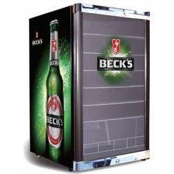 Becks Glastürkühlschrank High CUBES CC 166 Schwarz