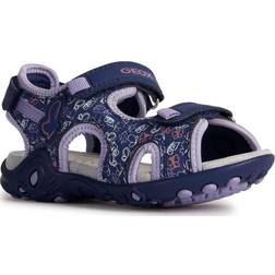 Geox Whinberry Sandal, Navy/DK Lilac