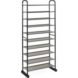 Costway 10-Tier Free-Standing Shoe Rack