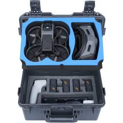 Lykus titan at110 waterproof hard case for dji avata, goggles 2, and fpv remote