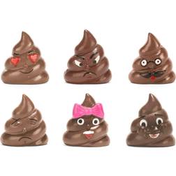 Kikkerland Emoji Poop Magnets