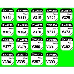 Varta 2x v315 uhren-batterie knopfzelle sr67 sr716 neu