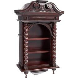 Design Toscano Charles II Curio Wall Cabinet