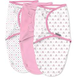 SwaddleMe original wrap newborn over the rainbow 3pk