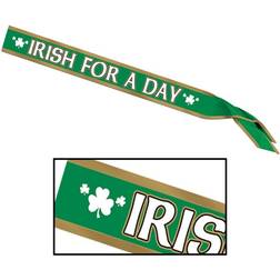 Beistle Irish For A Day Satin Sash Pack Of 6