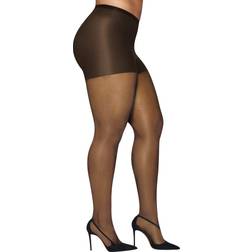 Hanes Silky Sheer Tights-Plus, 1x-2x, Beige Beige