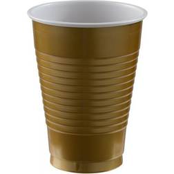 Amscan Plastic cups gold