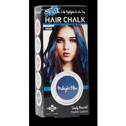 Splat Midnight Temporary Blue Hair Chalk Color Highlights