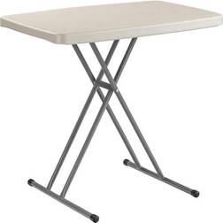 National Public Seating Height Adjustable Folding Table Speckled Gray