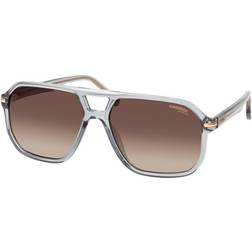 Carrera Square Aviator Sunglasses, 59mm