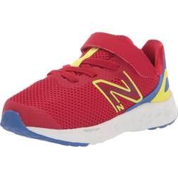 New Balance Kids' Fresh Foam Arishi v4 Bungee with Top Strap - Red/Blue/Yellow