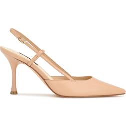 Nine West Peni Slingback Pumps Warm Blush Leather