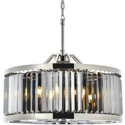 Elegant Lighting 1233D28PN-SS/RC 1233 Chelsea Pendant Lamp