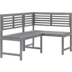 vidaXL Solid Acacia Corner Garden Bench