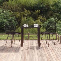 vidaXL 3 Piece Garden Patio Dining Set