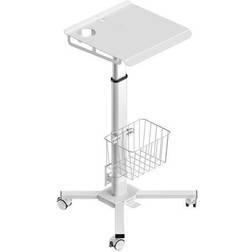 Onkron Adjustable Laptop Cart Metal in White, Size 18.0 W in Wayfair White