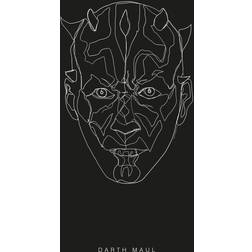 Komar Wandbild Star Wars Lines Dark