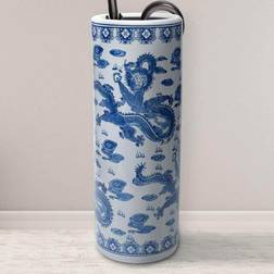 Oriental Furniture Dragon Umbrella Stand