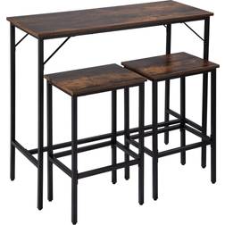 VEVOR Bistro Bar Table 39.4x15" 3