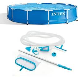 Intex 12' x 30" above ground swimming pool & pool maintenance kit