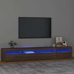 vidaXL brown oak, 240 TV Bench