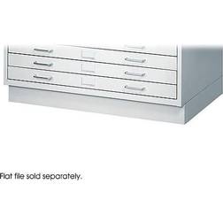 SAFCO 5-Drawer Steel File Closed Base Light Letter 4970LG