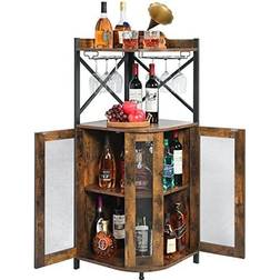 Corner Liquor Cabinet 18.7x50.8"