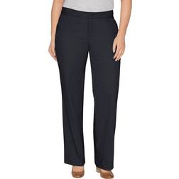 Dickies Women's Relaxed Fit Pants Plus Size - Black