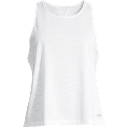 Casall Texture Tank Open Back - White