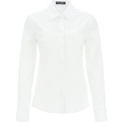 Dolce & Gabbana Stretch poplin shirt optical_white