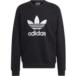 Adidas Adicolor Classics Trefoil Crewneck Sweatshirt - Black