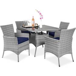 Best Choice Products Umbrella Patio Dining Set