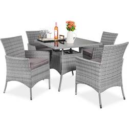 Best Choice Products Umbrella Patio Dining Set