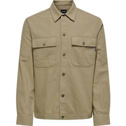 Only & Sons Relaxed Fit Shirt - Grey/Chinchilla